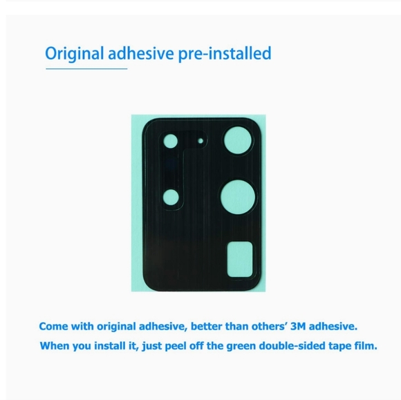 Rear Camera Glass Lens Replacement for Samsung Galaxy S20 Ultra - Picture 7 of 9